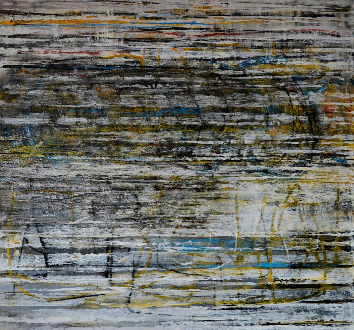 Geometric Oil Painting , Horizontal Memory By Movses Poghosyan, 51 X 50, Artwork For Sale On Artfinder