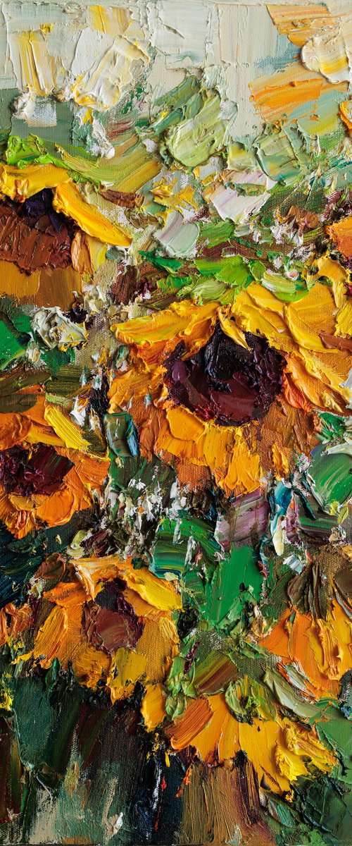 Sunflowers by Anastasiia Valiulina