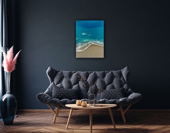 "Just the two of us and The Ocean" Seascape Painting