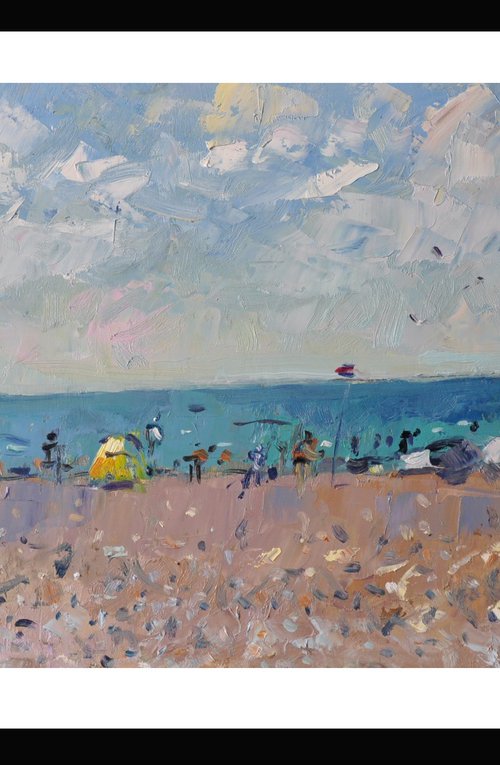 The Beach at Goring by Andre Pallat