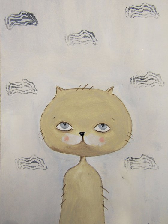 The funny cat