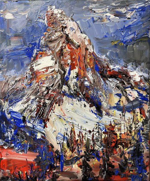 Matterhorn Abstract Cervino by Altin Furxhi