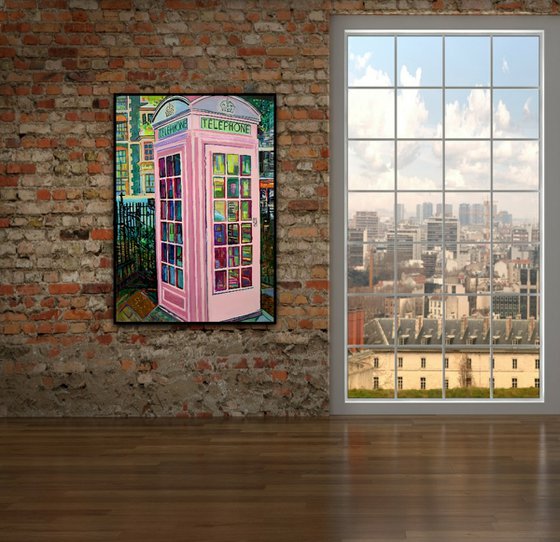 Phone box / 101 X 72 cm