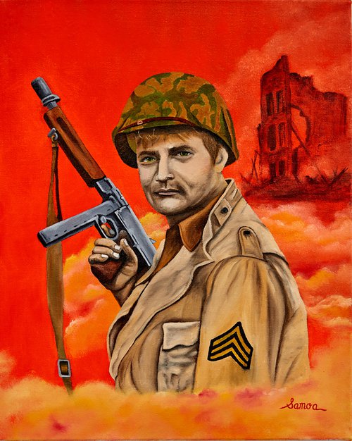 Vic Morrow as Sergeant "Chip" Saunders by Samoa