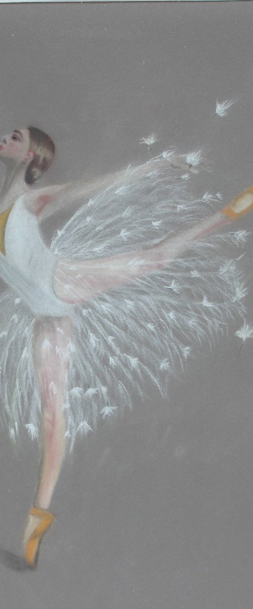 Ballerina dandelion by Deborah Jayne Palmer