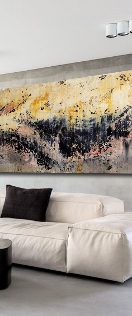 200x120cm. / Abstract Painting / Abstract 2146 by Alex Senchenko