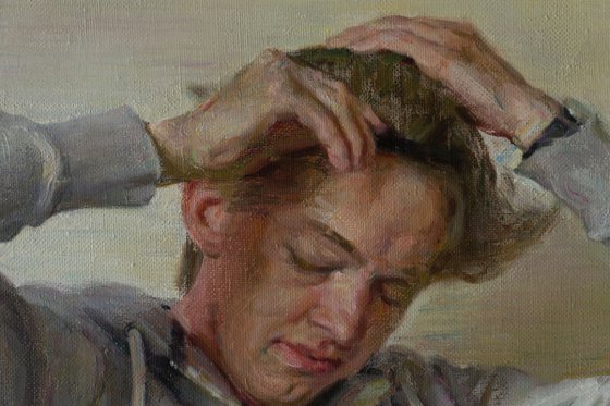 Tightness – Contemporary Oil Portrait