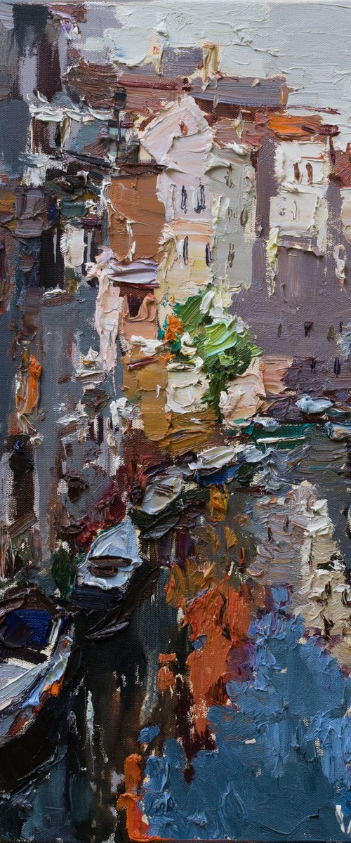 Italy - Original Oil Painting by Anastasiia Valiulina