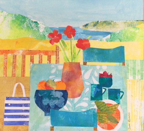 Summer Days at the Beach Hut by Dee Evans
