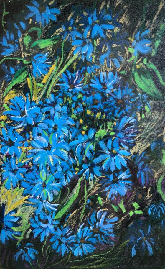 Blue flowers