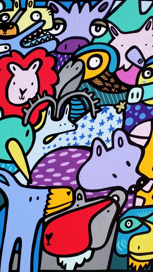 Serene Menagerie by Kev Munday