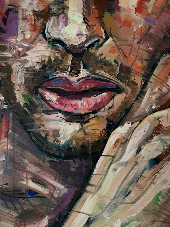 Male figure portrait