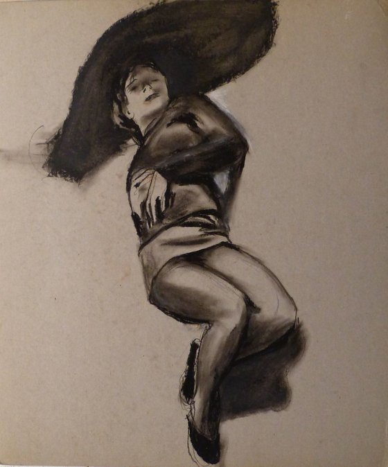 Asleep, large format 55x65 cm