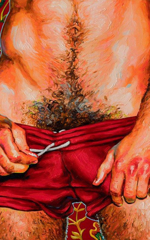 Red Shorts by Oleksandr Balbyshev