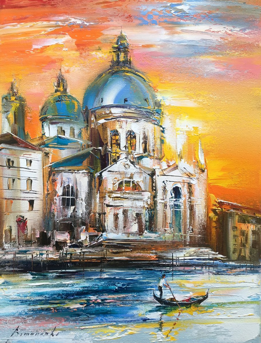 Venetian Dawn By Olena Romanenko, 12 X 16, Artwork For Sale On Artfinder