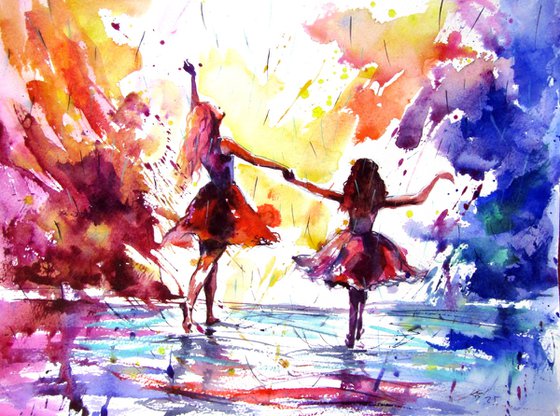 Dancing in the rain Commission