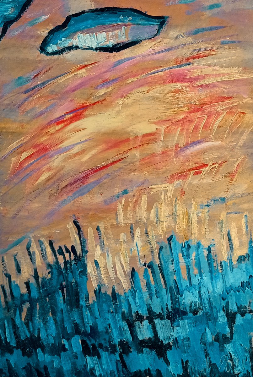 Thinking about Kandinsky. Seascape by Irina Tolstikova