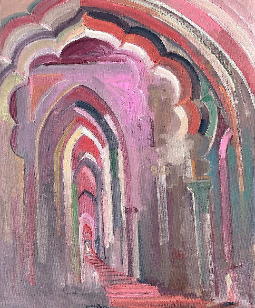 Organic Abstract Oil Painting By Arun Prem, 20 X 24, Searching For Home, Original Artwork