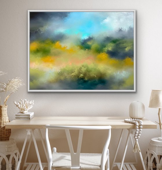 Seeds Of Wisdom - Abstract Landscape - 80cm x 60cm
