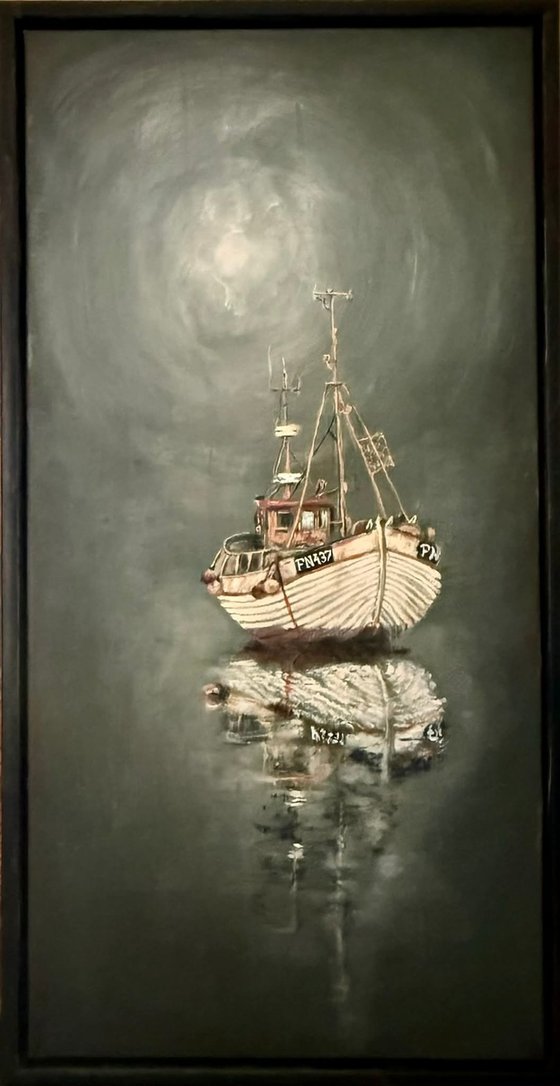 Trawler Under a Silent Moon
