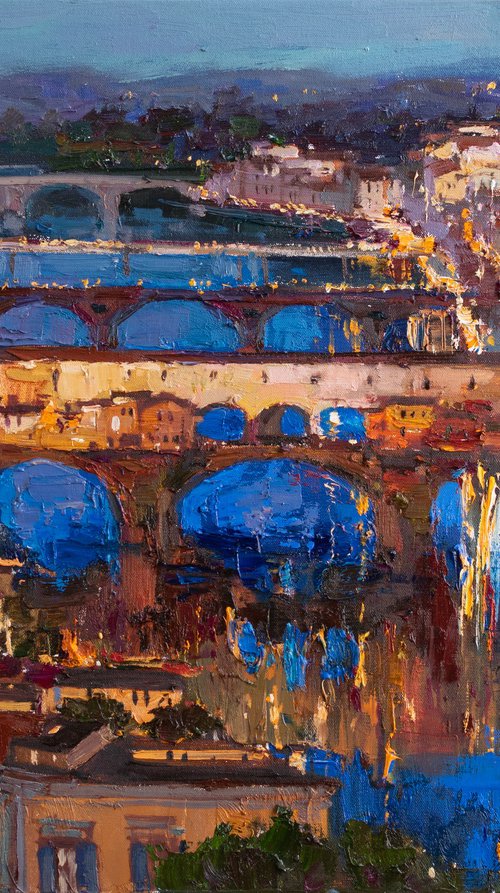 The bridges of Florence by Anastasiia Valiulina
