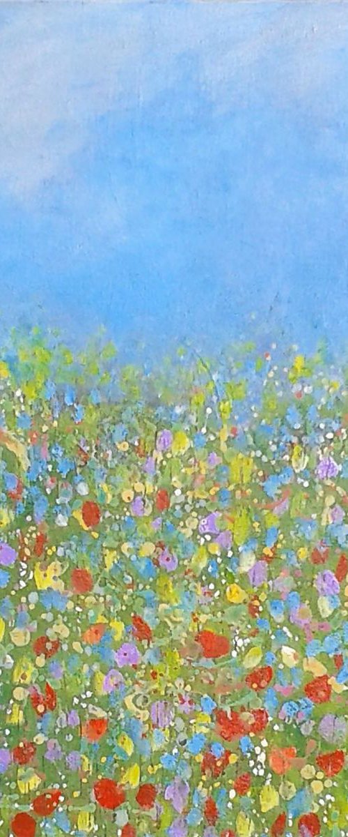 Spring Meadow Flowers by Jan Rippingham