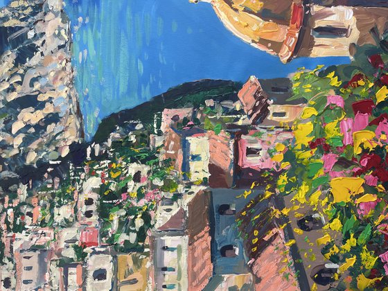 Positano Oil Painting on Canvas