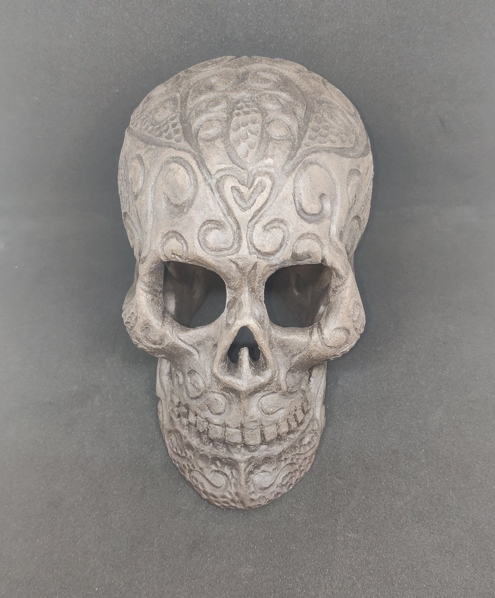 Ceramic | Sculpture | Skull by Daiva Semionova