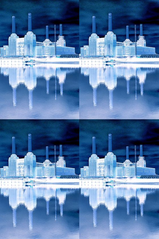 BATTERSEA BLUE X4 Limited edition  1/10 30in x 20in