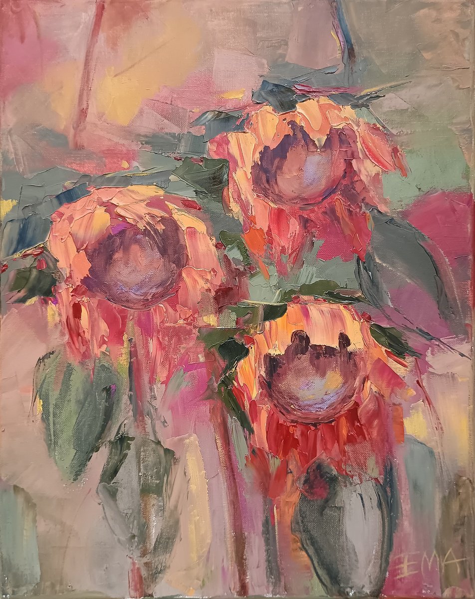 Expressive Oil Painting , The Awake Ones By Emilia Milcheva, 16 X 20, Artwork For Sale On Artfinder