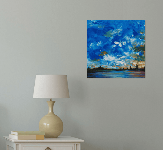 Landscape with a lake
