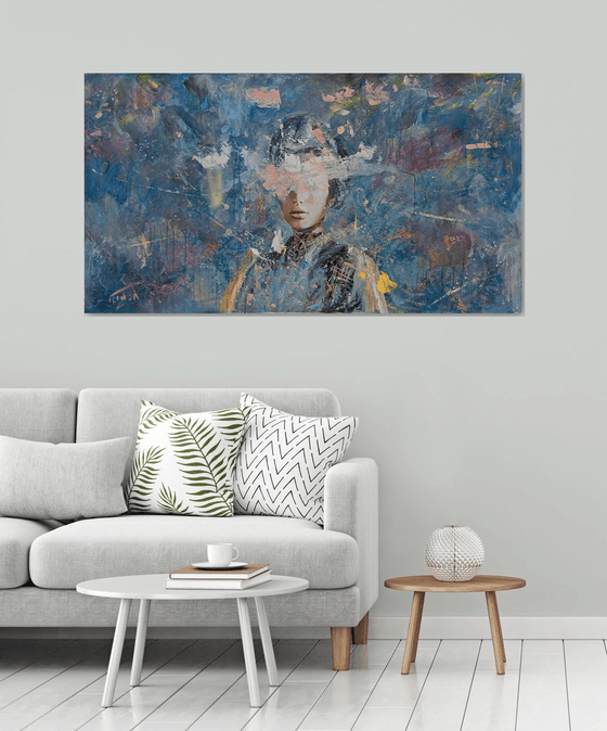 L'une 110 61 x 33.46 in
