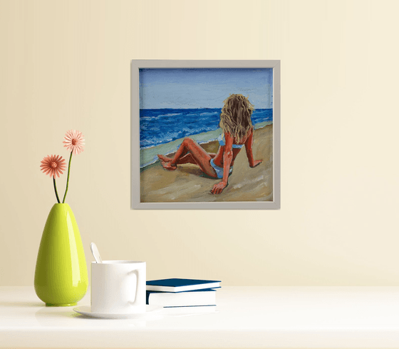 Woman on the beach