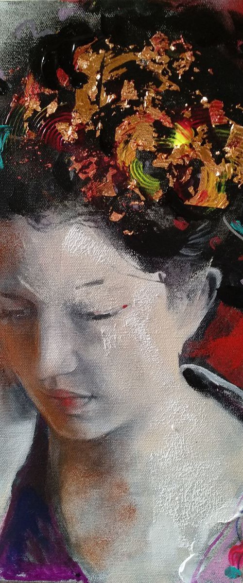Little gheisa 11 by Marina Del Pozo