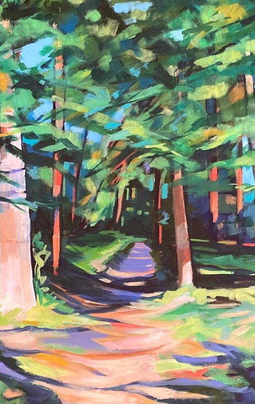 Path in the forest by Stuart Roper