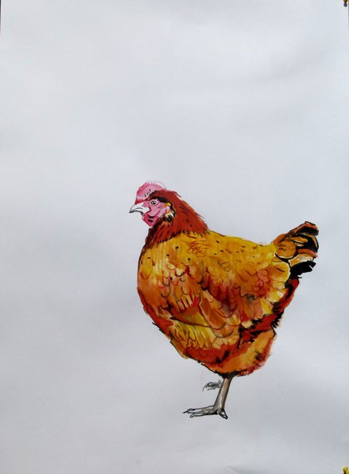 chicken by Soso Kumsiashvili