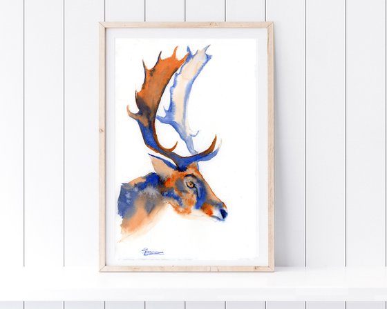 Bright deer (series Bright color animals 3 of 6)