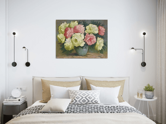 Peonies  in vase