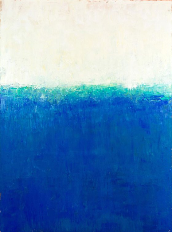 Blue Aqua 54x40 inches