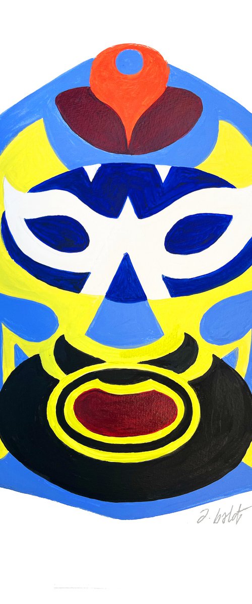 mascara-de-luchador-mexicano_01 by André Baldet