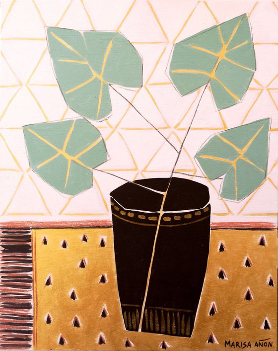 "Gold Tablecloth #2"