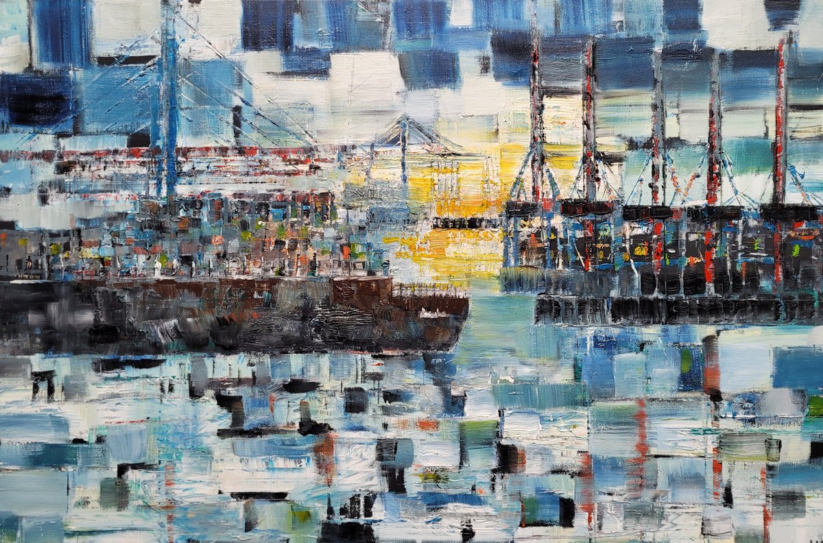 Harbour Impressions 10 by Kathrin Fl�ge