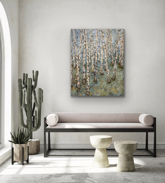 Birch forest