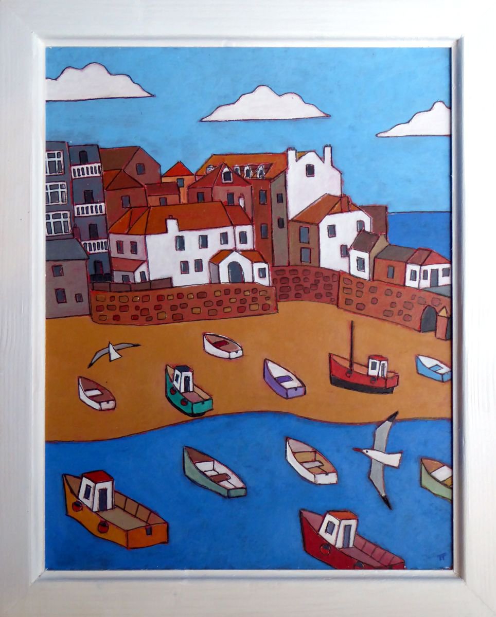 St Ives harbour by Tim Treagust