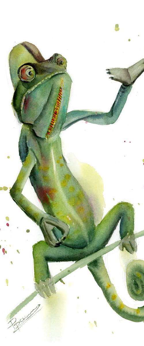 The chameleon by Olga Tchefranov (Shefranov)