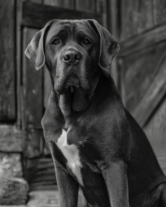 Dog in old village B0805F