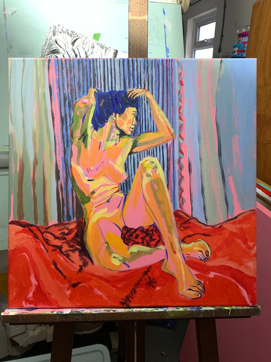 “The Nude Dancer Resting”