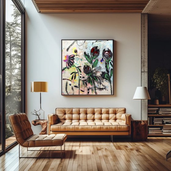 Flowers that tried to stay