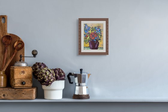 Vase of Summer Colors