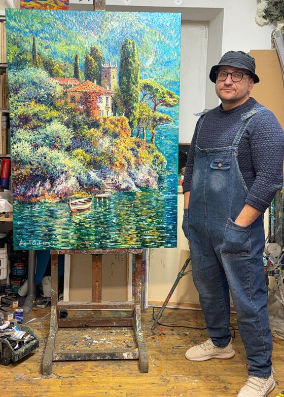 Paradise shore of Lake Como